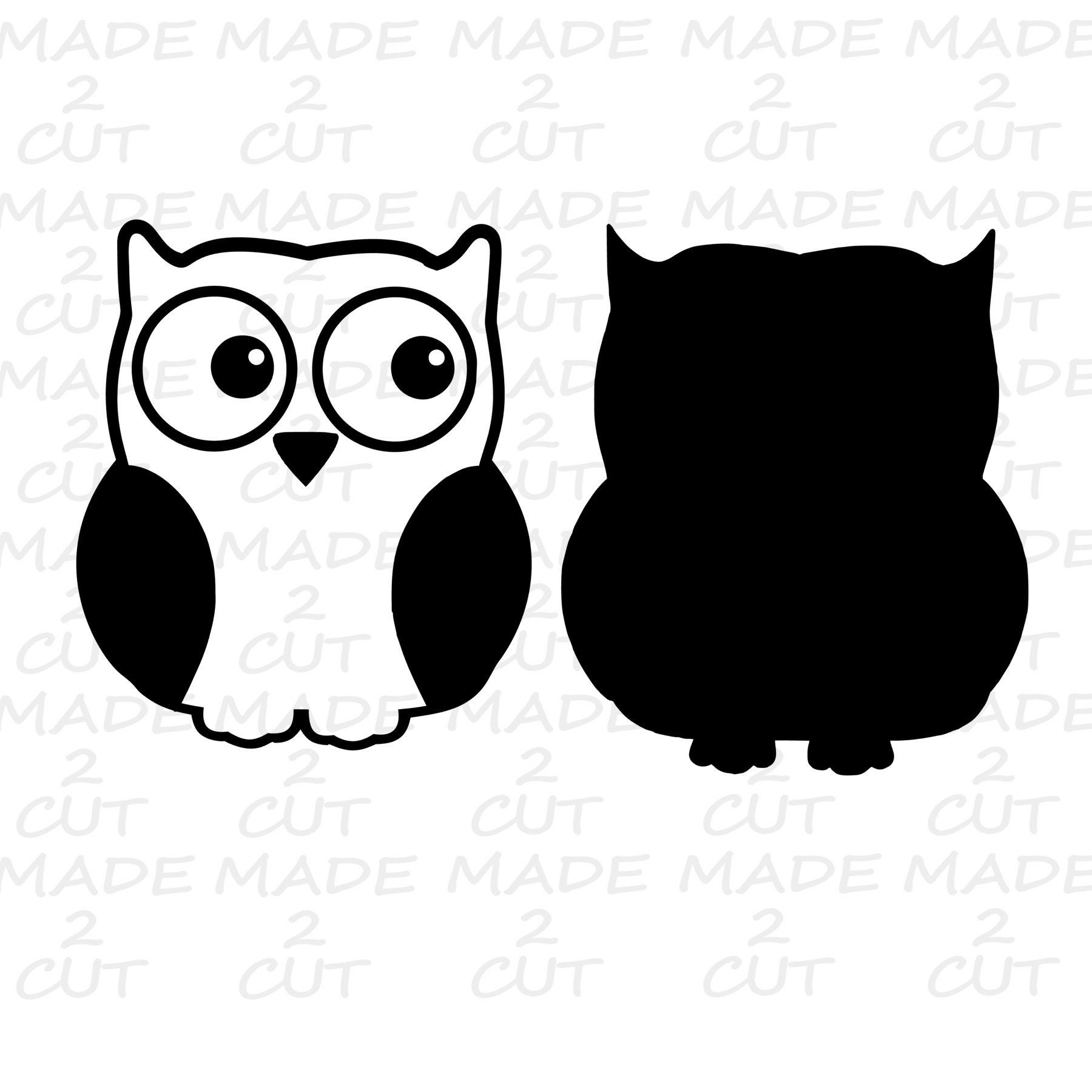 Download Owl Svg Owl Design Owl Silhouette Studio Design Etsy