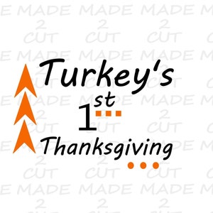 1st Thanksgiving-Svg Silhouette Studio Design