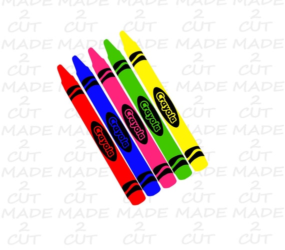 Download Crayon Svg Crayon Silhouette Studio Design Svg Crayon Etsy
