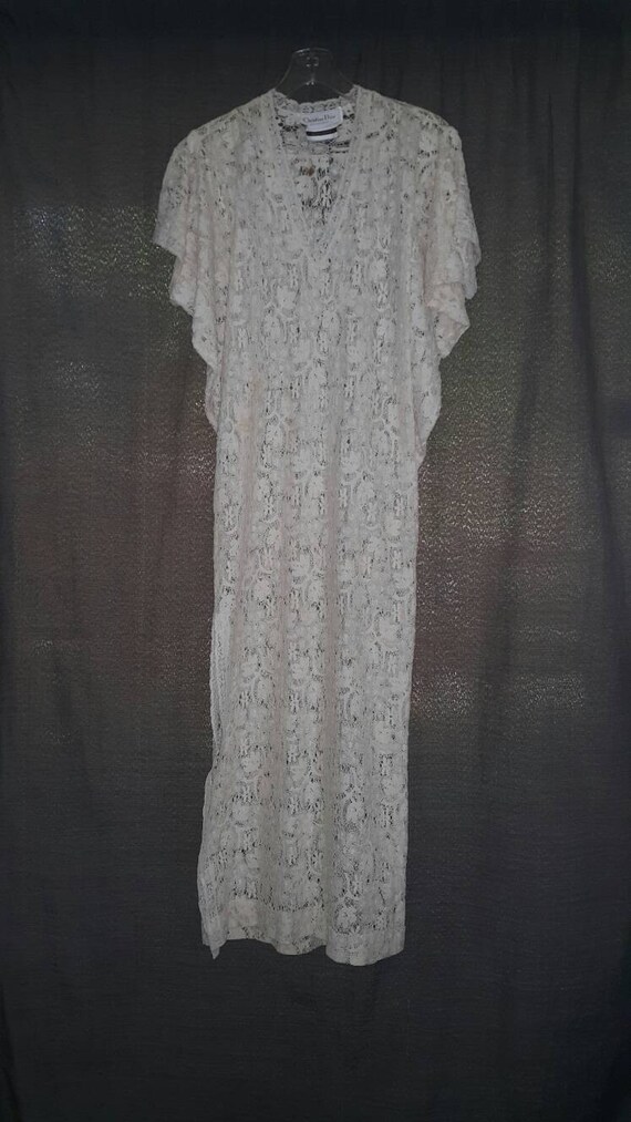 Vintage Christian Dior Lounge Wear Lace Dresses Wo