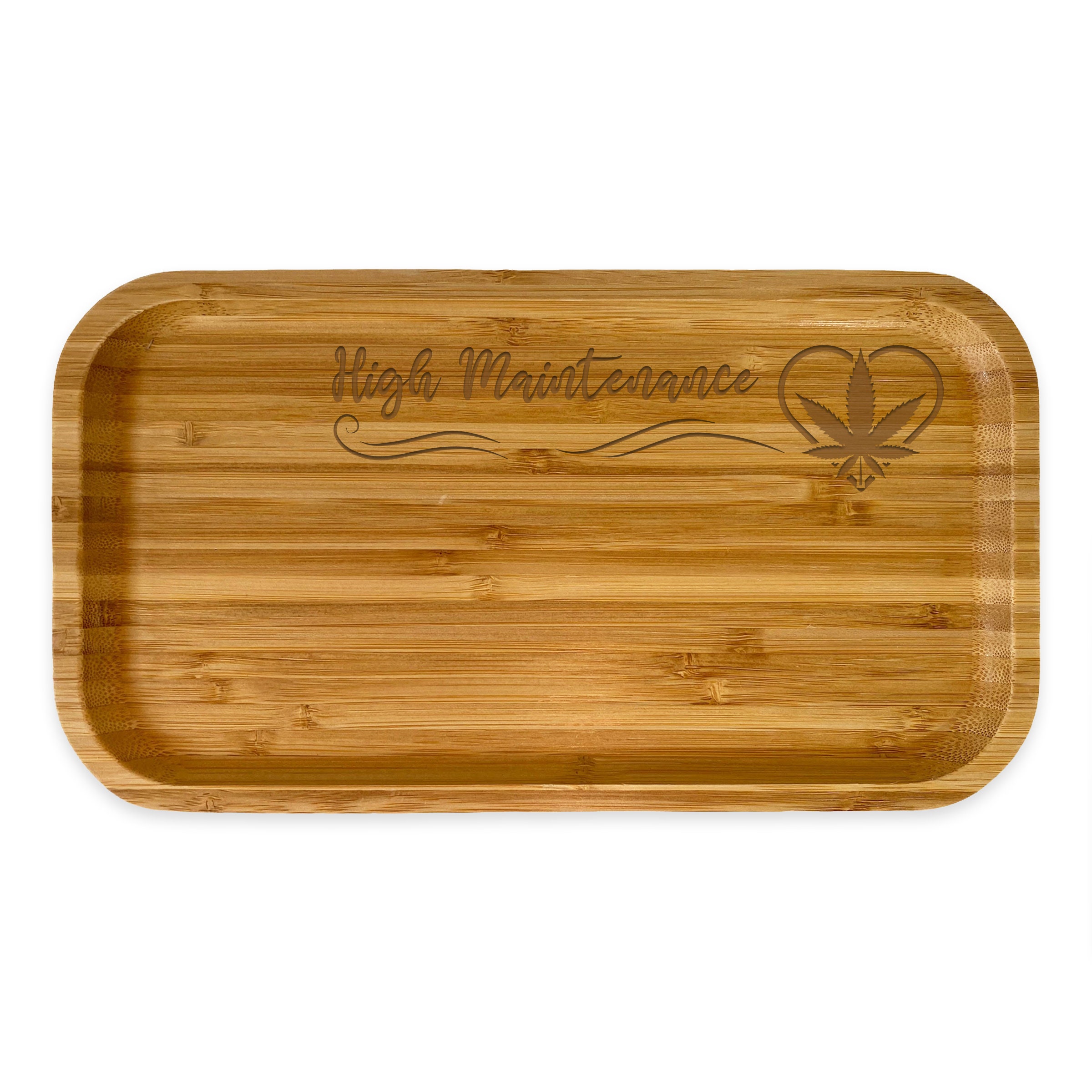 High maintenance rolling tray Custom wood rolling tray / Etsy