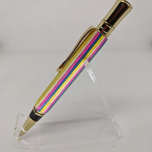 Executive Pen - Bright Composite Wood - Gold