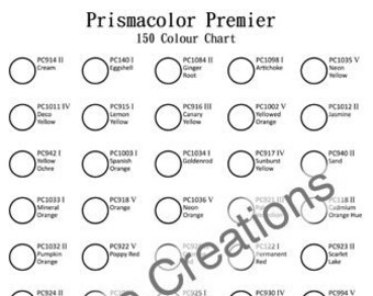 Prismacolor Etsy