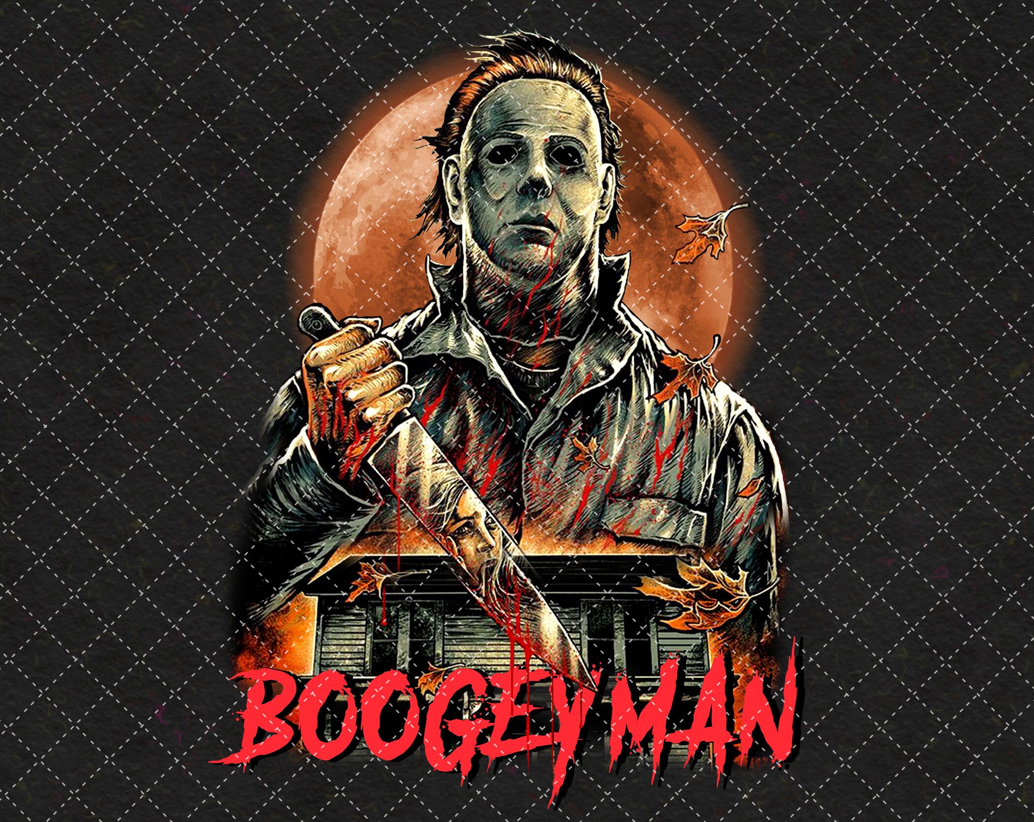 Halloween Bogeyman Michael Myers PNG Printable Halloween | Etsy