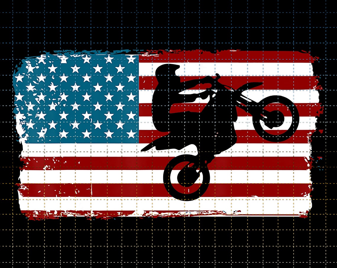 Motorcross PNG Printable Dirt Bike Png Enduro Biker Flag Etsy