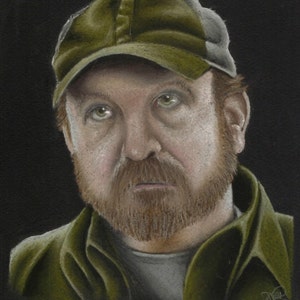 Mounted Bobby Singer print