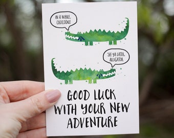 PRINTABLE Farewell Card / Goodbye Card - Good luck with your new adventure