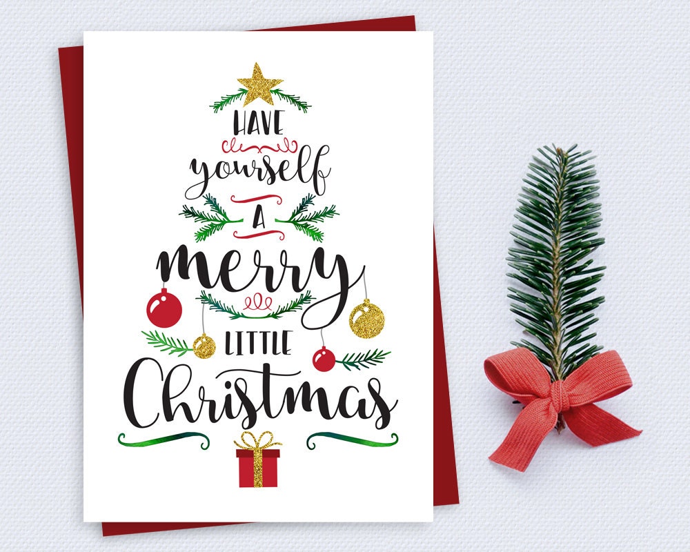 Have Yourself A Merry Little Christmas Card 