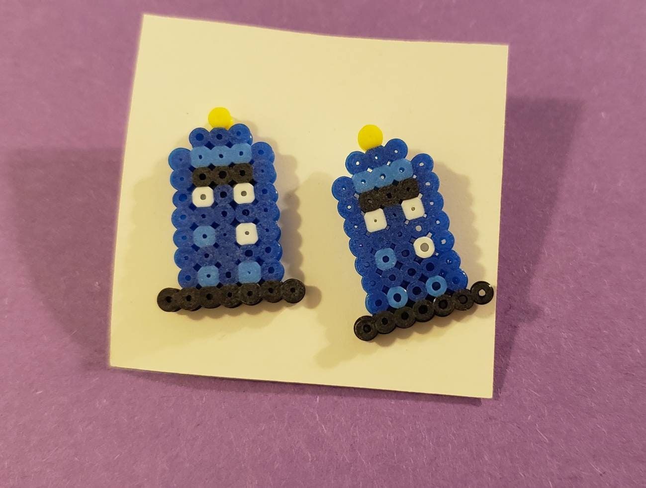 Perler Bead Stud Earrings Etsy