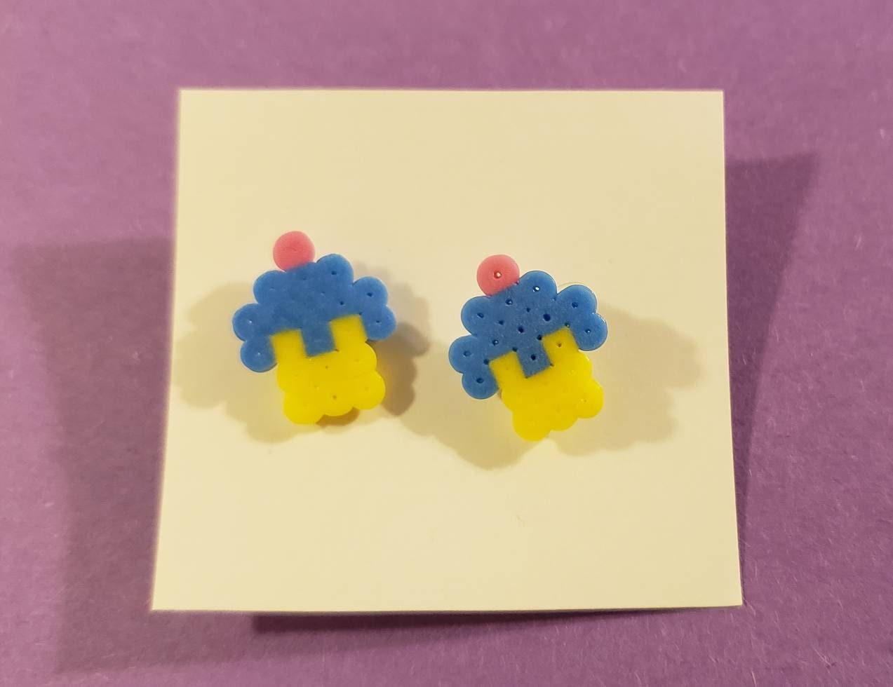 Perler Bead Stud Earrings Etsy