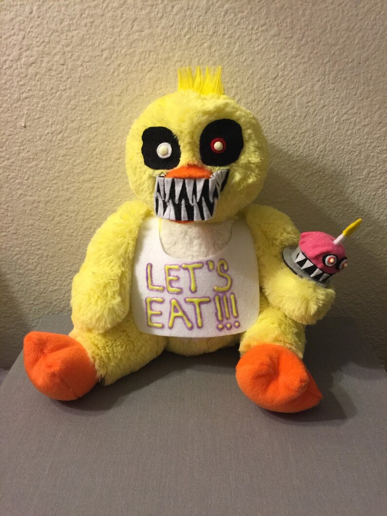 five nights at freddy's nightmare chica plush