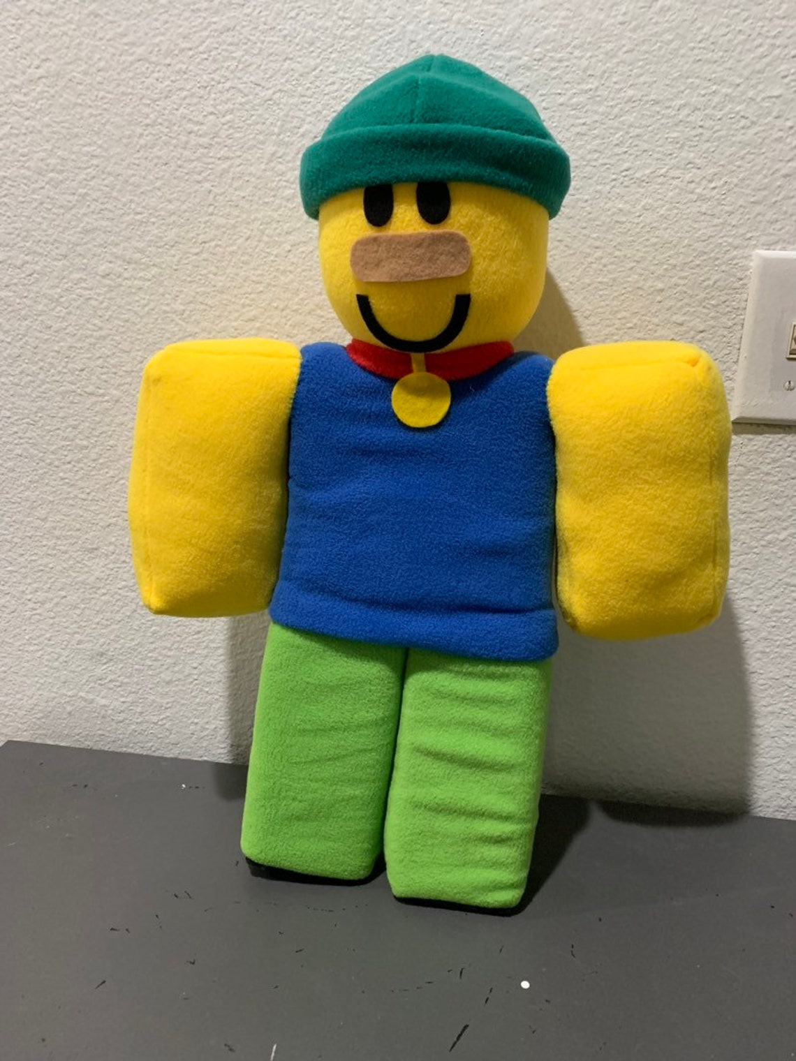 Roblox plush make your own simple noob and bacon hair only Etsy