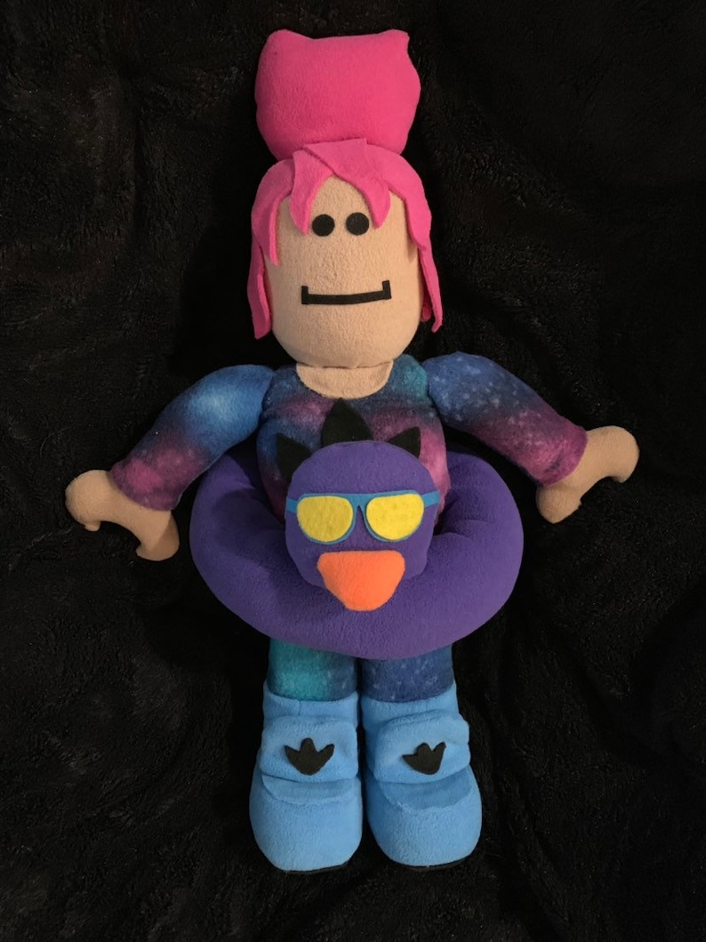 Roblox Plush Make Your Own Robloxian Character Smaller Size Etsy - roblox t shirt stuffed animals cuddly toys suit png