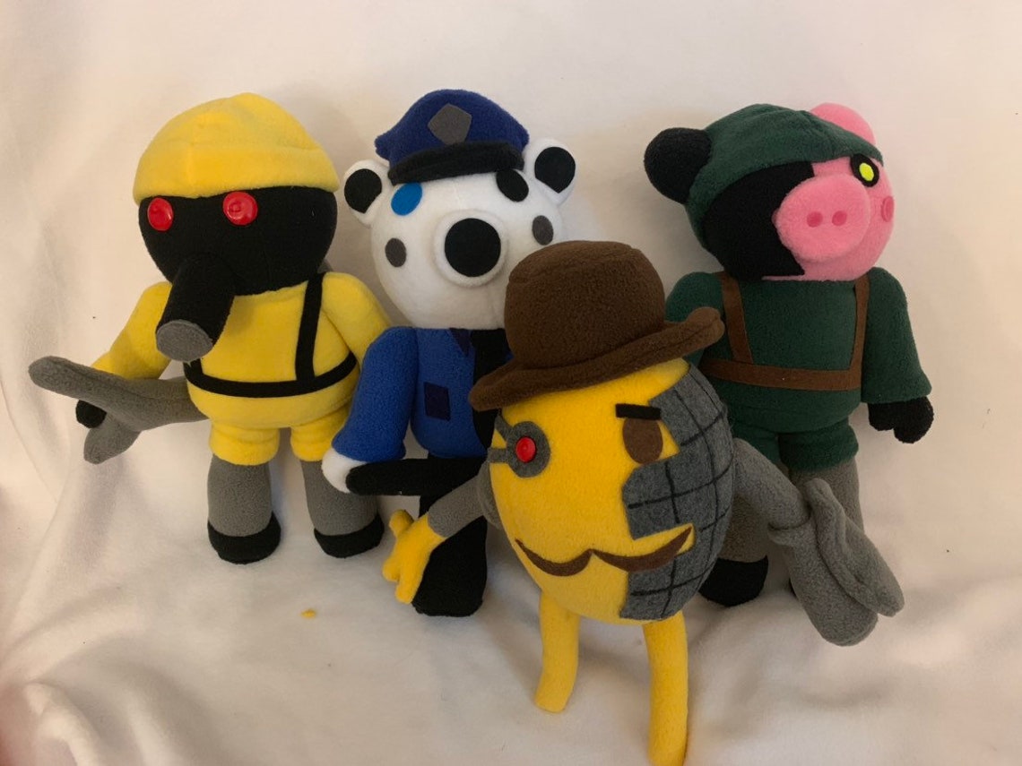 Roblox Piggy plush of your choice set of 4 Etsy