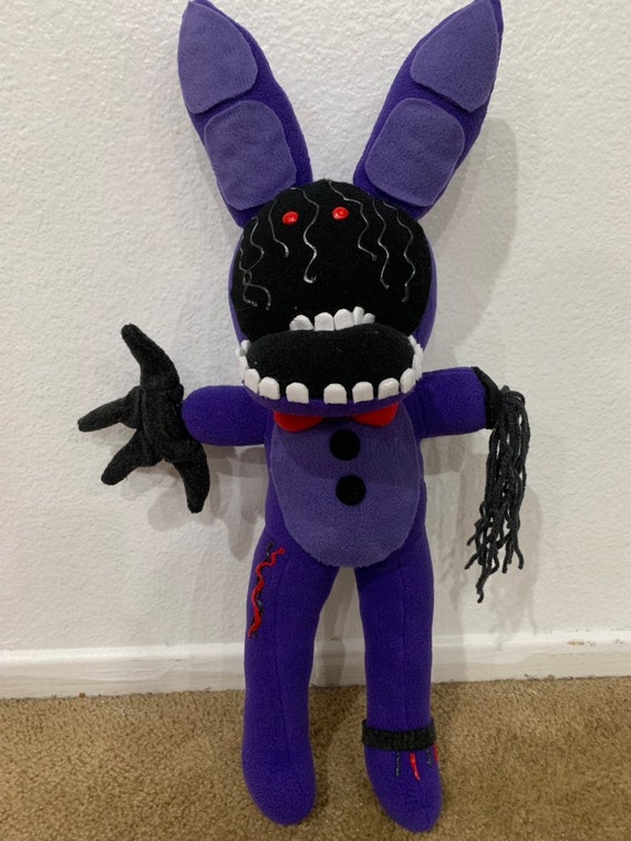 Withered Bonnie Plush From Five Nights At Freddy S Etsy - roblox bacon hair plushie