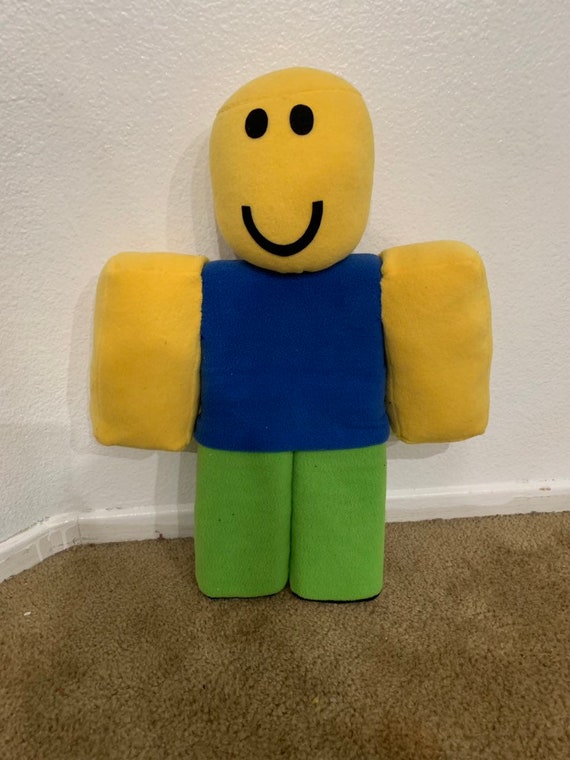 Roblox Plush Make Your Own Simple Noob And Bacon Hair Only Etsy - images of roblox noob bacon hair