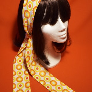 UNISEX ribbon scarf / Long and thin / Retro 60s 70s / Various models available image 1