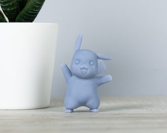 Pokemon Pikachu 3D Printed Unpainted Figure, Miniatures Resin, Pokemon Gift Ideas, I Choose You, Best Gift