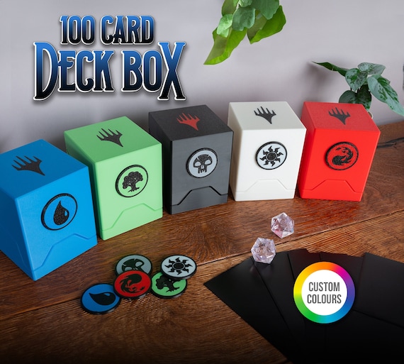 mtg march of the machines serialized cards Ai protective covering MTG Commander 100+ Card Custom Art Deck Box Wit –  Toytooth main image 0