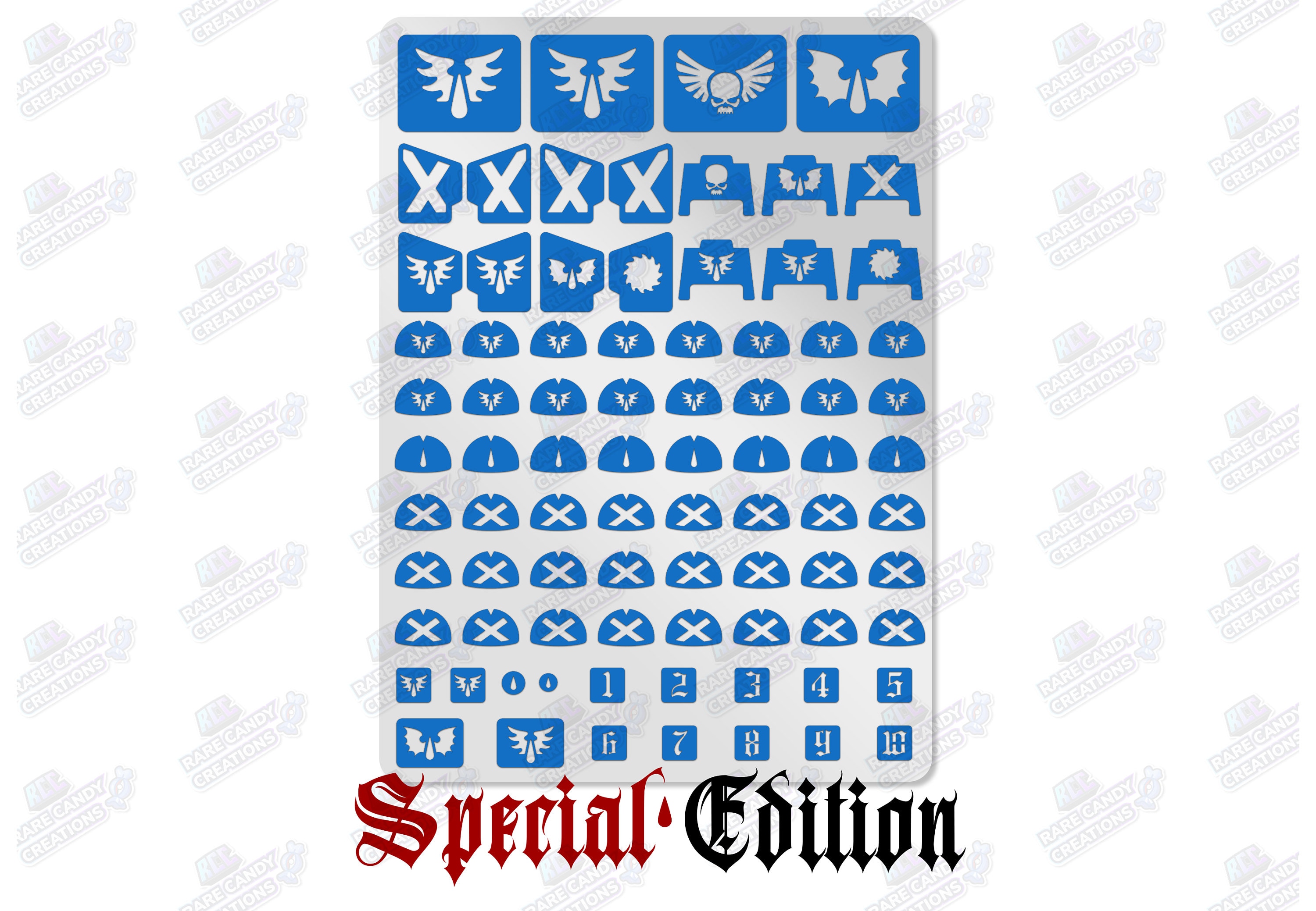 Adesivo Murales Warhammer 40K &ndash; Decalcomania In Vinile 3M Per Auto, Finestra O Parete (8 Cm)
