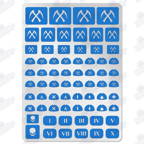 Warhammer40k Airbrush Stencil Etsy