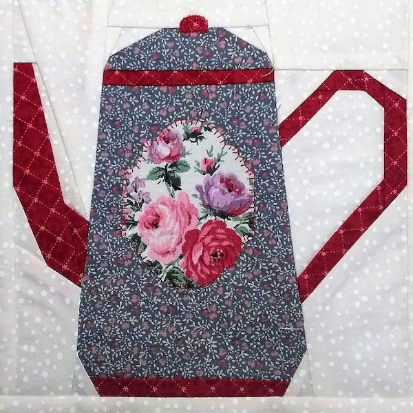 Teapot Quilt Etsy