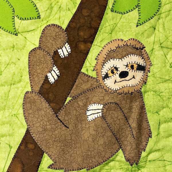 Sloth Quilt Pattern - Etsy