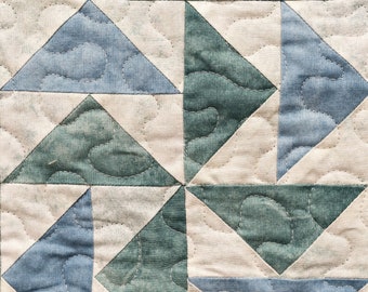 Flying geese PDF quilt block pattern