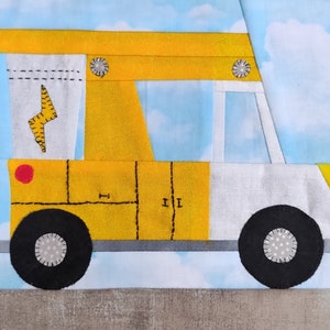 Bucket Truck PDF Quilt-Block-Muster