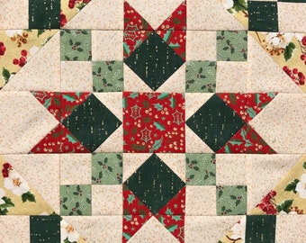 Endless Chain PDF pieced quilt block pattern