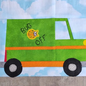 Service Van PDF Quilt Block Schnittmuster