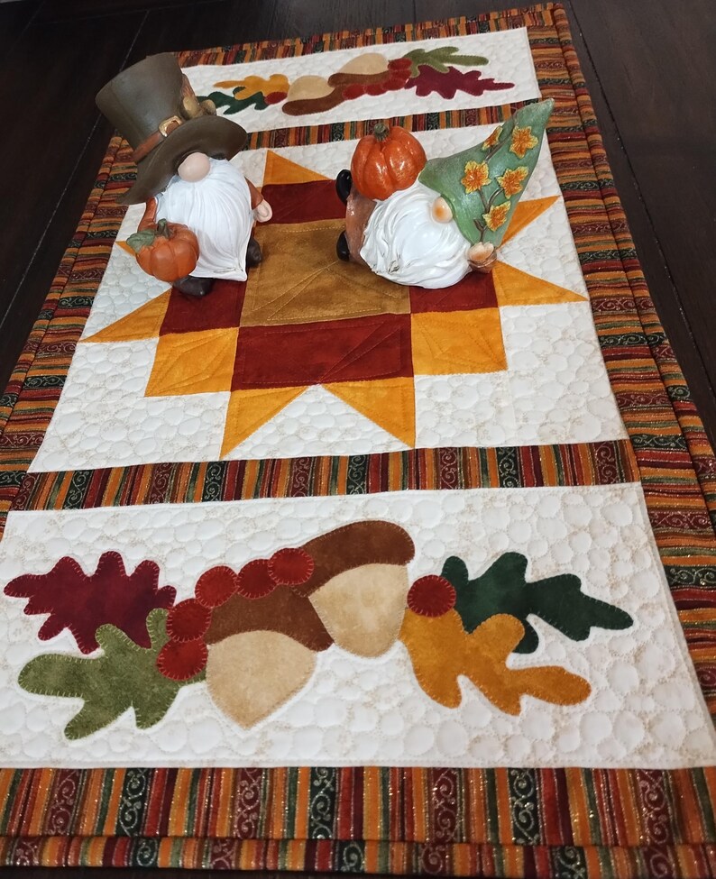 Autumn Table Topper PDF Pattern - Etsy
