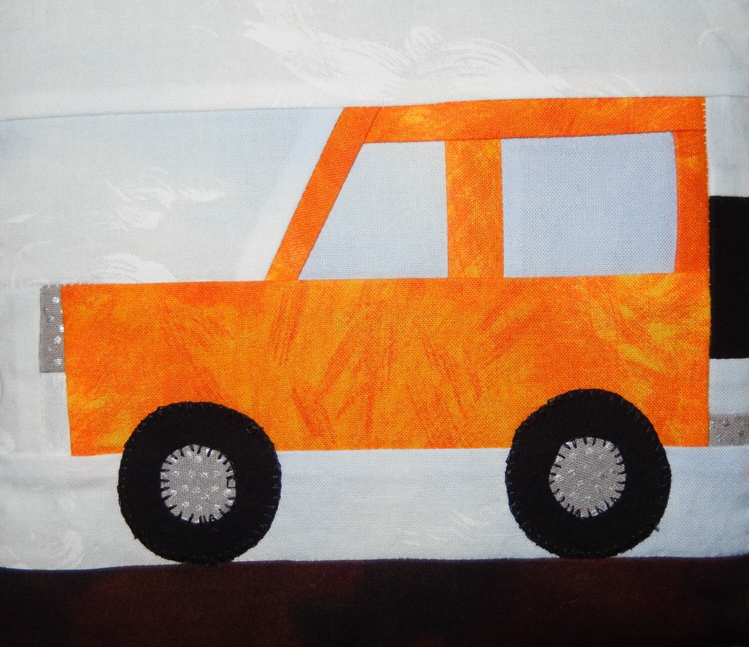 jeep 4X4 vehicle foundation paper pieced PDF quilt block