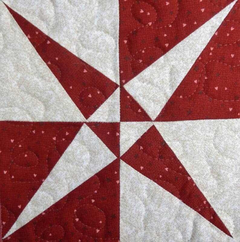 Crossed Canoes PDF Quilt Block Pattern Etsy