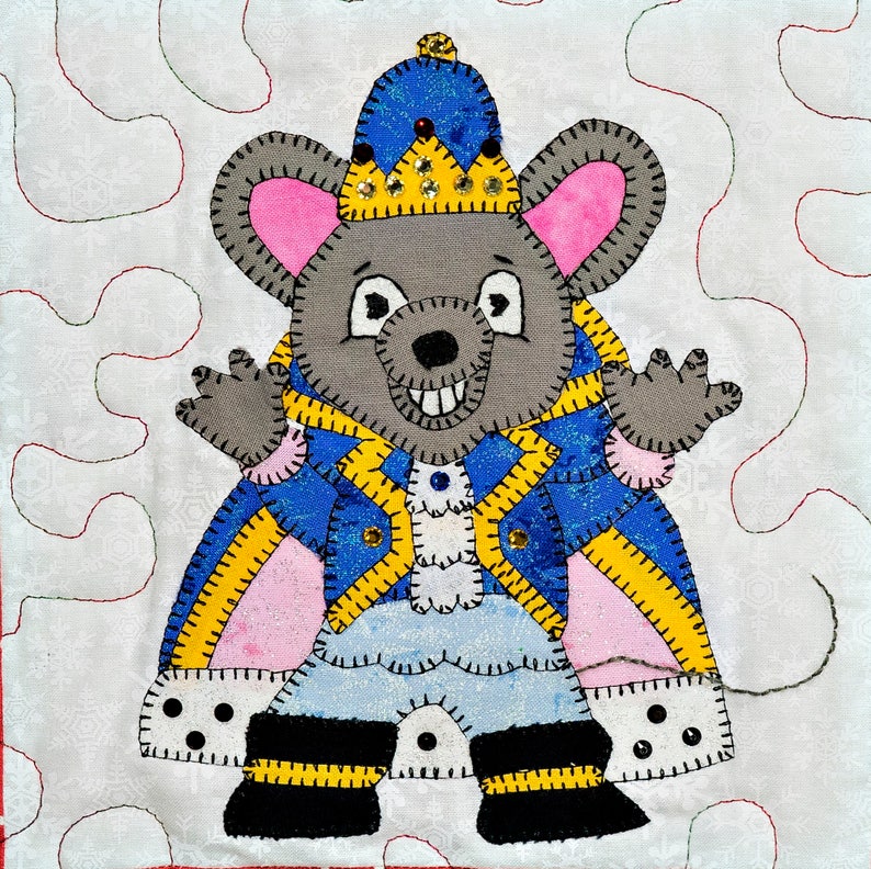 Christmas Nutcracker ballet animal PDF applique quilt pattern Etsy