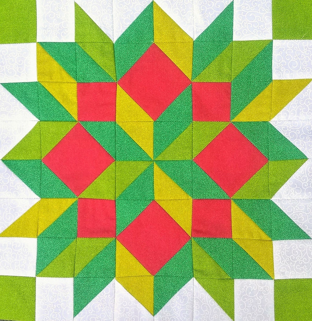 Carpenter's Wheel Star PDF Pieced Quilt Block Pattern - Etsy