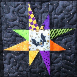 Wonky star PDF quilt block pattern image 3