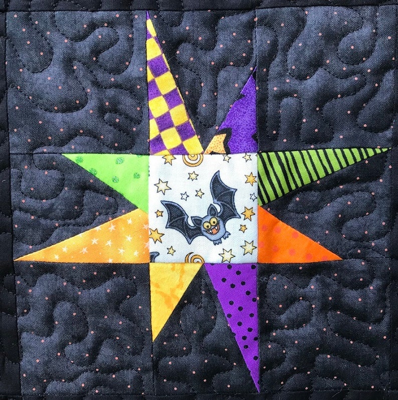 Wonky star PDF quilt block pattern image 3