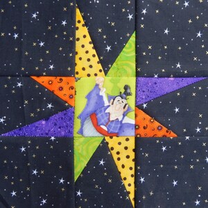 Wonky star PDF quilt block pattern image 5