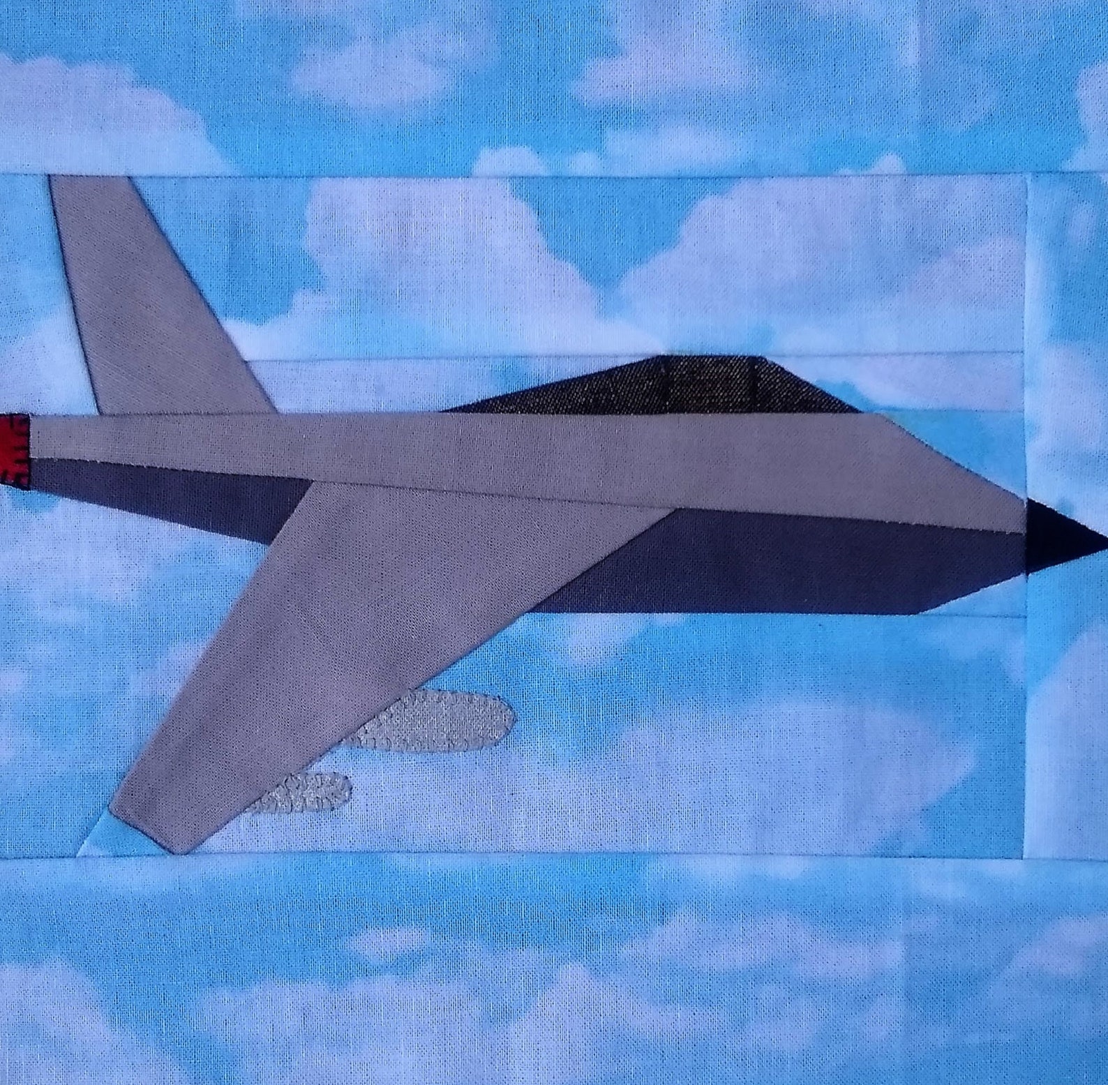 Military Fighter Jet PDF Quilt Block Pattern Etsy