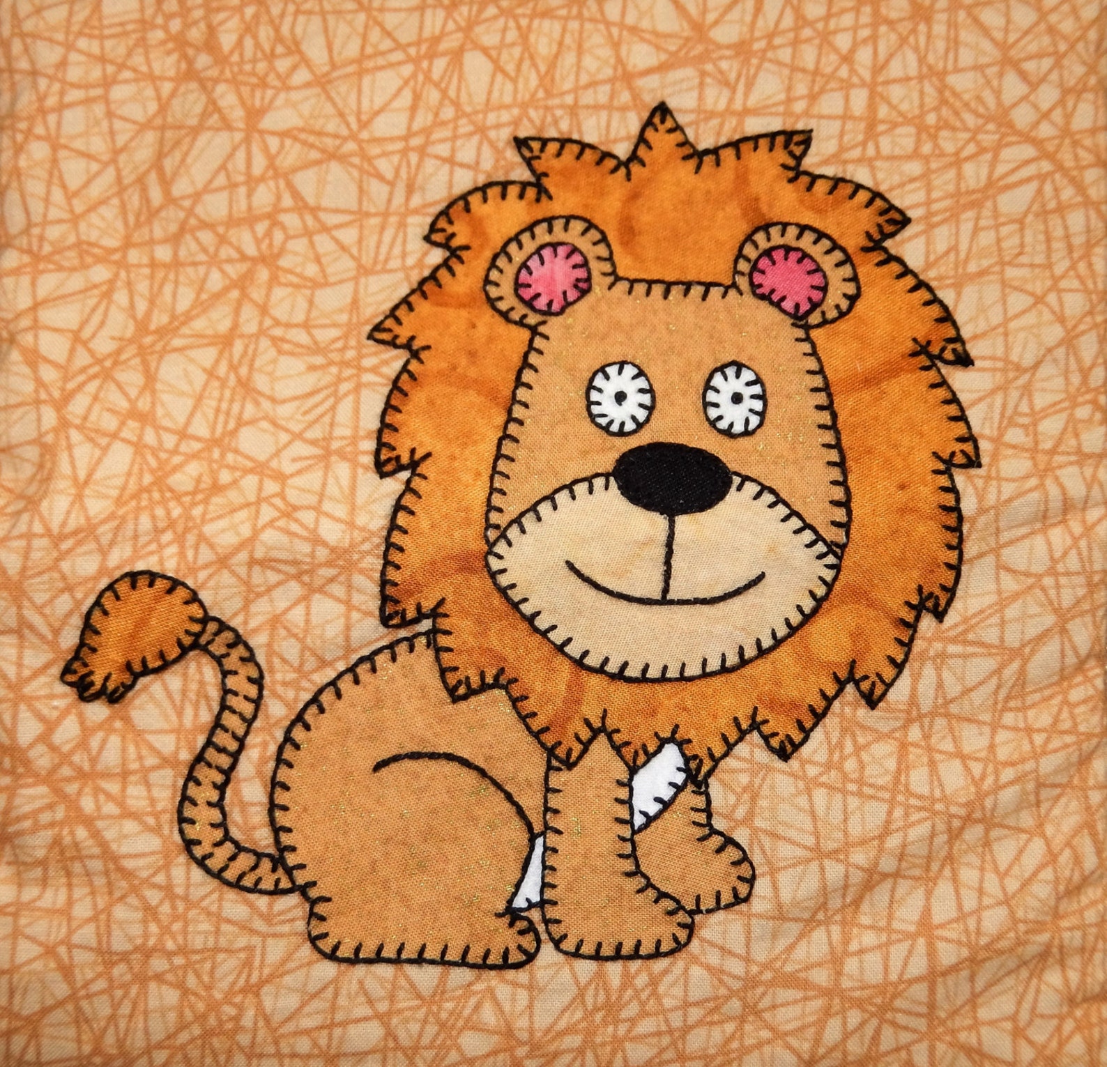 Lion PDF Applique Quilt Block Pattern - Etsy