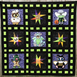 Wonky star PDF quilt block pattern image 6