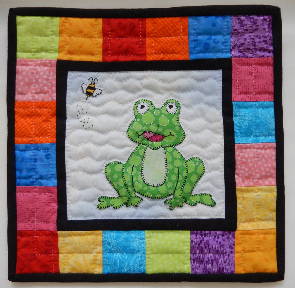 Frog or Toad PDF Applique Quilt Block Pattern - Etsy