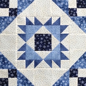 King&#39;s Crown PDF Quilt Block Anleitung