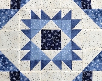 King's Crown PDF quilt block pattern