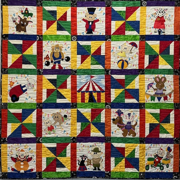 Circus Quilt Pattern - Etsy