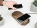Wireless 10W Charger Double QI Walnut for iPhone, Samsung Galaxy - Wooden Wireless Charging Station - Inductive Wood Phone Charging 