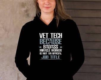 vet tech zip up hoodies