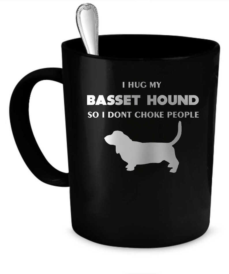 Basset Hound Gift Dad Gift Coffee Mug Basset Hound Mug Etsy