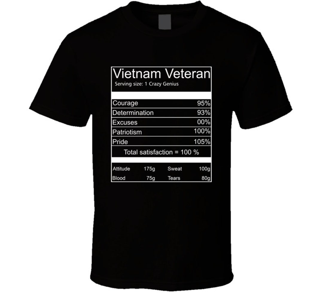 Vietnam Veteran Gift Veteran Tshirt Veteran Apparel Veteran Etsy